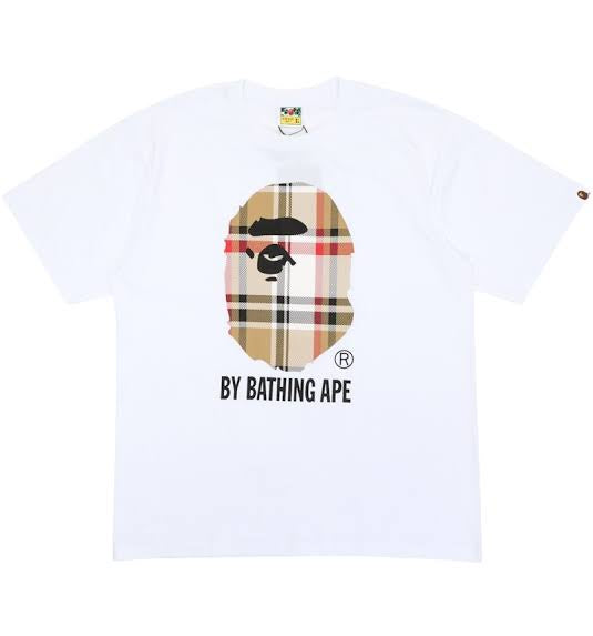 BAPE A Bathing Ape Check by Bathing Tee