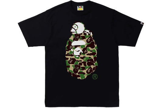 BAPE ABC Camo Milo On Big Ape Tee Black/Green